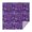 Purple Paisley Pattern, variant on Purple Pioneer Flower and Paisley Pattern Square Tablecloth,Waterproof Square Table Cover,Wipeable Spillproof Washable Table Cover for Home Kitchen Party Decor 42"X42"(107x107cm)