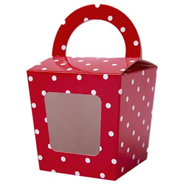 [50pcs] one more single mini cupcake boxes individual containers with ...