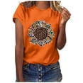 thumbnail image 2 of DPTALR T-Shirt Décontracté pour Femmes à Manches Courtes avec Impression de Lettres, Col Rond, Ample, 2 of 5