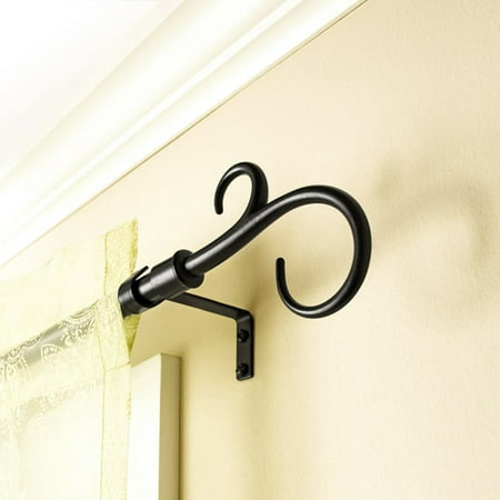 Better Homes and Gardens Scroll Curtain Rod, 5/8