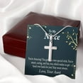 thumbnail image 5 of To My Niece You're Amazing Cross Card Necklace w Stainless Steel Pendant, 5 of 20