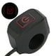 thumbnail image 5 of Botón de control del interruptor del manillar de la motocicleta de 22 mm, impermeable, universal para faros delanteros, rojo, 5 of 10