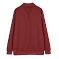 thumbnail image 6 of Coerni Boys Long Sleeve Quarter-zip Pullover Jacket Stripe Sporty Sweatshirt Outdoor Basketball Fall Clothes Youth Kids, 6 of 6