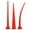 Red, variant on Troglfold caulk tips 3pcs Caulk Nozzle Caulk Nozzle Applicator Assorted Caulking Finisher Caulk Tool Supply,11.73"X2.17"X0.28"