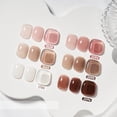 thumbnail image 2 of Set de esmaltes de uñas GAOY Rose Brown Jelly Gel, 6 colores, 6,5 ml, 2 of 6