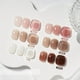 thumbnail image 2 of Set de esmaltes de uñas GAOY Rose Brown Jelly Gel, 6 colores, 6,5 ml, 2 of 6