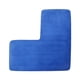 thumbnail image 2 of Alfombra de baño en forma de L, absorbente de agua, antideslizante, hecha de suave vellón coral, ideal Azul marino, 2 of 7