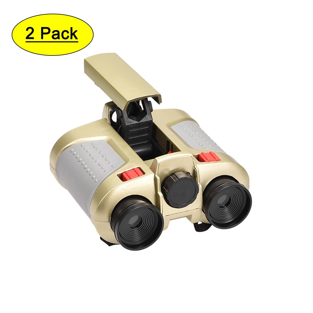 Unique Bargains Binoculars 4X30 Compact Zoom Binoculars Red Film for