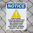 thumbnail image 5 of (2 Pack) Food Allergy Notice OSHA Notice Sign 18 Inch X 24 Inch Plastic Sign, Weather Resistant, UV Protected for Workplace, Business, and Construction Site, Made in the USA, 5 of 8