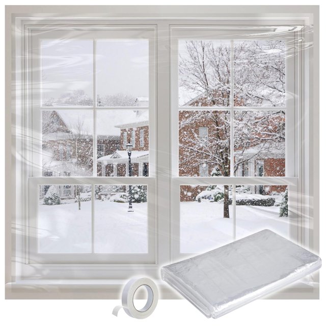 Kit de Película Transparente para Aislamiento de Ventanas Apipi 160x600 cm