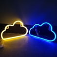 thumbnail image 4 of CAROOTU Cute Cartoon Cloud LED Neon Sign Decorative Lamp Creative Table Light Home Decor Small Night Light, 4 of 7