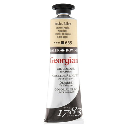 UPC: 0000050855599 | Daler-Rowney Georgian Oil Color  38ml Tube  Naples Yellow