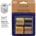 thumbnail image 3 of The Beadsmith S-Lon Bead Cord – .5 mm Nylon Cord, 12-Pack, Wheatberry Mix, TEX210, 77 Yards, 3 of 8