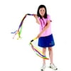 Cramer Rainbow Ribbon Wand Set with 24" Multi-Colored Ribbons and Sounds, 8" Handles in Assorted Colors, Set of 6