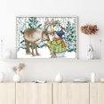 thumbnail image 3 of Kit Punto Cruz Con Alce Y Muñeco Nieve Hilo Algodón Bordado 14CT 38x29cm, 3 of 9