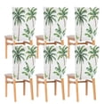 thumbnail image 6 of Decorative Chair Back Cover One Size x2 Chair Cover Dining Chair Slipcovers Chair Back Decoration Festival Chair Decoration Beautiful Palm Trees, 6 of 6