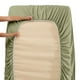 thumbnail image 5 of Juego de ropa de cama para el hogar Sábana de cama Funda de colchón Funda de almohada Juego de ropa de cama de poliéster de color sólido, Verde, Completo, 4pcs / set Eigraketly HA6267-20B, 5 of 7