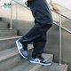 thumbnail image 1 of N I-K-E A i r-Jor-dan 1 AJ1 Low White Black Blue Shoes Men's Sneakers 553558-140, 1 of 6