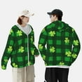 thumbnail image 6 of Balery Happy St. Patrick's Day5 Men's Women's UPF 50+ Sun Protection Lightweight Hoodie Performance Long Sleeve Shirt for Fishing Running-Medium, 6 of 9