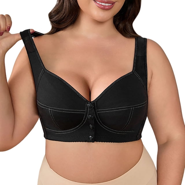 Versatile Front-Button Lingerie for Casual Wear Seamless Backless Bra with Adjustable Straps and Cup Design Comfortable Everyday Comfort Suitable for All Seasons