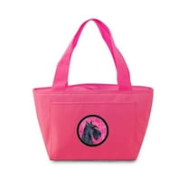 Carolines Treasures SS4805-PK-8808 Pink Scottish Terrier Zippered Insulated School Washable And Stylish Lunch Bag Cooler