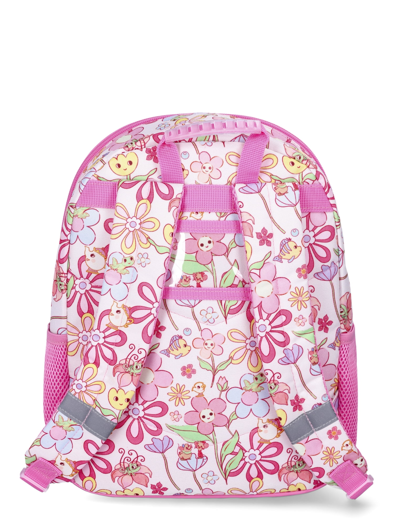 Disney Princess Girls 14" Preschool Light Up Backpack 4-Piece Set, Multi-Color