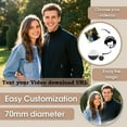 thumbnail image 3 of 3D Crystal Ball with Digital Display, Personalized Uploadable Videos&Photos 3D Ultrasound Crystal Ball, 2.7 Crystal Ball Video Player, DIY Video Display Sphere, for Mobile APP Version, 3 of 8