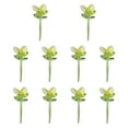thumbnail image 3 of 10 mini adornos de flores de cristal, flores artificiales, figuras florales para el Día de la Madre, habitación, Acción de Gracias y decoración, 3 of 8