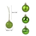 thumbnail image 2 of Uxcell 24Pcs 1.18" Christmas Balls Ornaments Shatterproof Ornaments Balls for Xmas Trees Decoration Light Green, 2 of 8