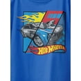 thumbnail image 3 of Hot Wheels Split Screen Flame Boys Graphic Short Sleeve T-Shirt (Carolina Blue, S-XL), 3 of 4