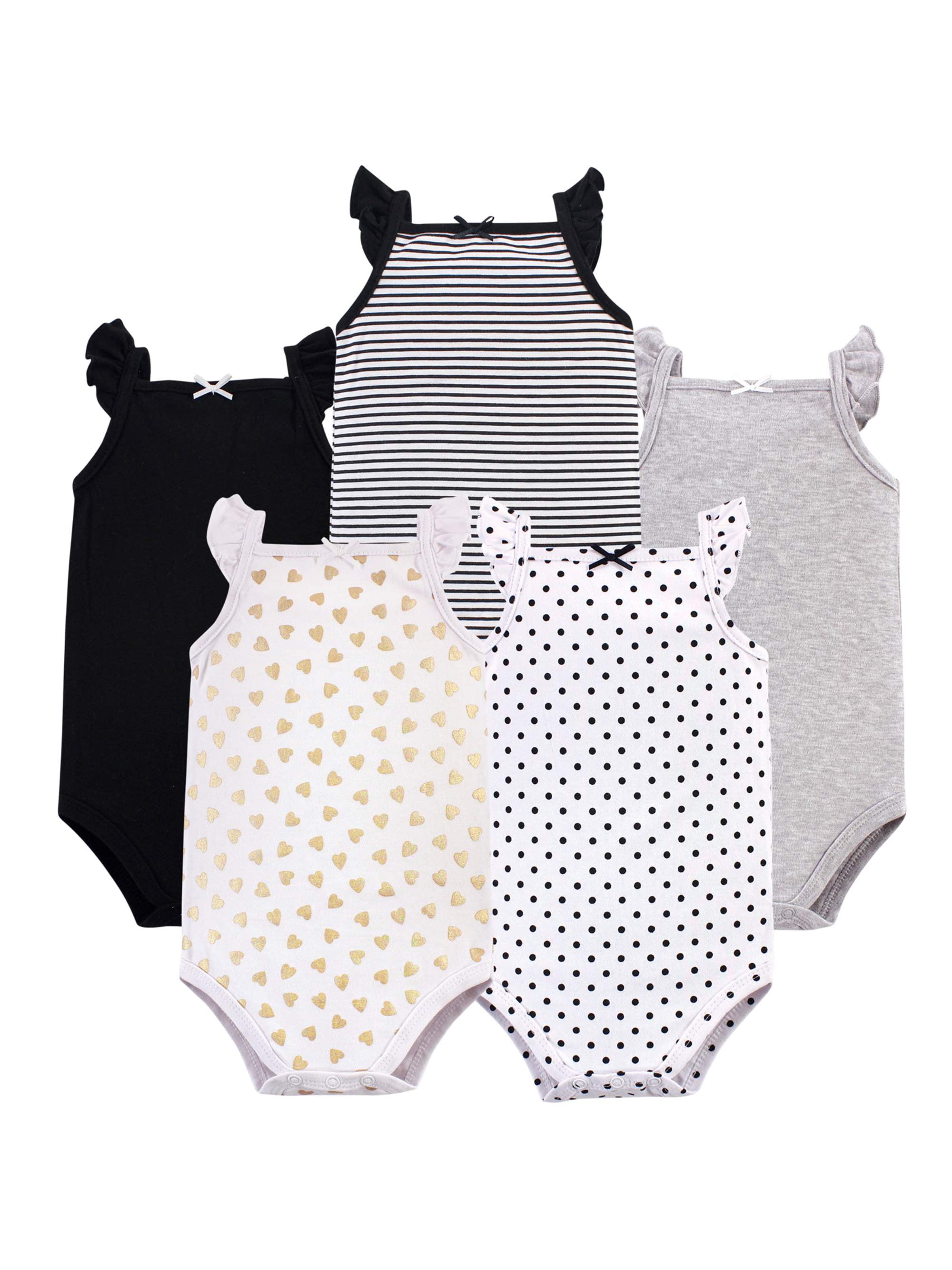 Hudson Baby Baby Cotton Sleeveless Bodysuits