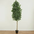 thumbnail image 6 of Nearly Natural 10ft. Artificial Ficus Tree, Green, 6 of 7