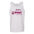 thumbnail image 2 of Wild Bobby My God is Stronger Than Breast Cancer Paint Splatter Cross Breast Cancer Awareness Men Tank Top, White, Large, 2 of 6