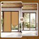 thumbnail image 2 of 2 Persianas Temporales de Filtrado para Windows, Pantalla de Tela de Filtrado de Luz Plisada Inalámbrica, Pantalla de Ventana Plisada Autoadhesiva, Fácil de Cortar E Instalar 120 X 150 Cm Café, 2 of 6
