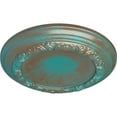 thumbnail image 3 of Ekena Millwork 12 1/2"OD x 1 1/2"P Carlsbad Ceiling Medallion (Fits Canopies up to 7 7/8"), Hand-Painted Copper Green Patina, 3 of 7