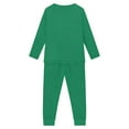thumbnail image 3 of Renewold Christmas Elf Pajamas for Children Warmth Scoop Neck Long Sleeve Pajamas Pants Matching Set of 2 Comfort Nightwear for Holiday Birthday Gifts,Size 13-14, 3 of 5