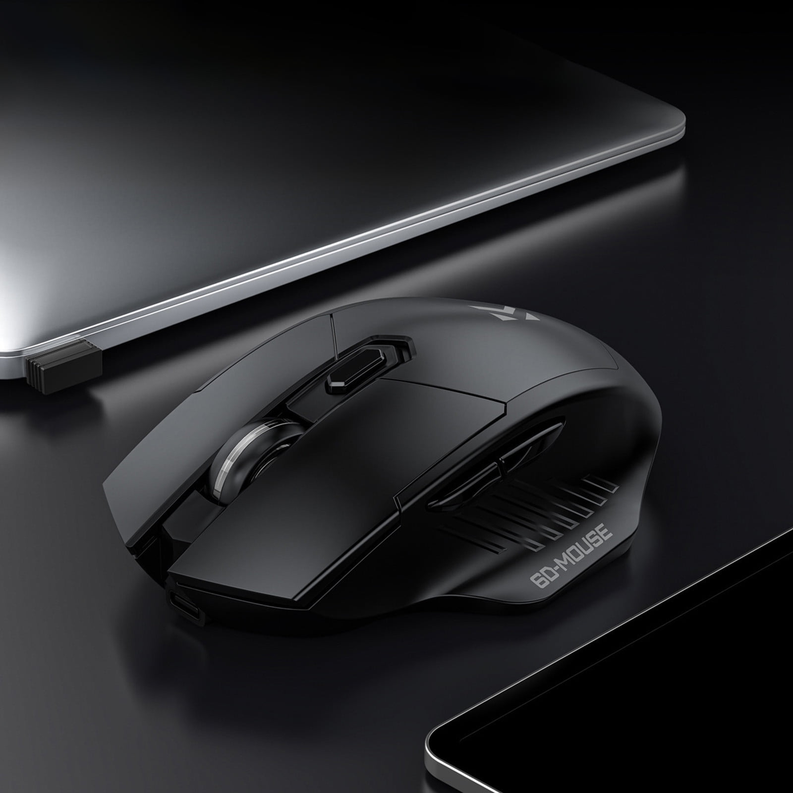 JilgTeok 2 Packs Wireless Bluetooth Mouse 1600 DPI Adjustable Type C Fast Charging for PC Laptop Gaming Office Computer