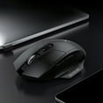 thumbnail image 5 of Wireless Bluetooth Dual Mode Mouse - 1600 DPI Adjustable Silent Click Gaming & Office Mouse with Type-C Fast Charging, Ergonomic 4.69in (Black)​, 5 of 6