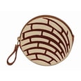 thumbnail image 1 of Monedero en forma de PAN DE CONCHA, Diseño de Comida, Redondo, Color Beige, Moda Kawaii, Novedoso y Encantador. (Accesorios para Mujer)., 1 of 5