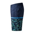 thumbnail image 3 of Nrmvnmi Men's Hawaiian Floral Prints Beach Shorts Elastic Waist Drawstring Lightweight Summer Casual Shorts with Pocket Father's Day Gifts For Dad ,4th of July Gifts for Men, 3 of 4