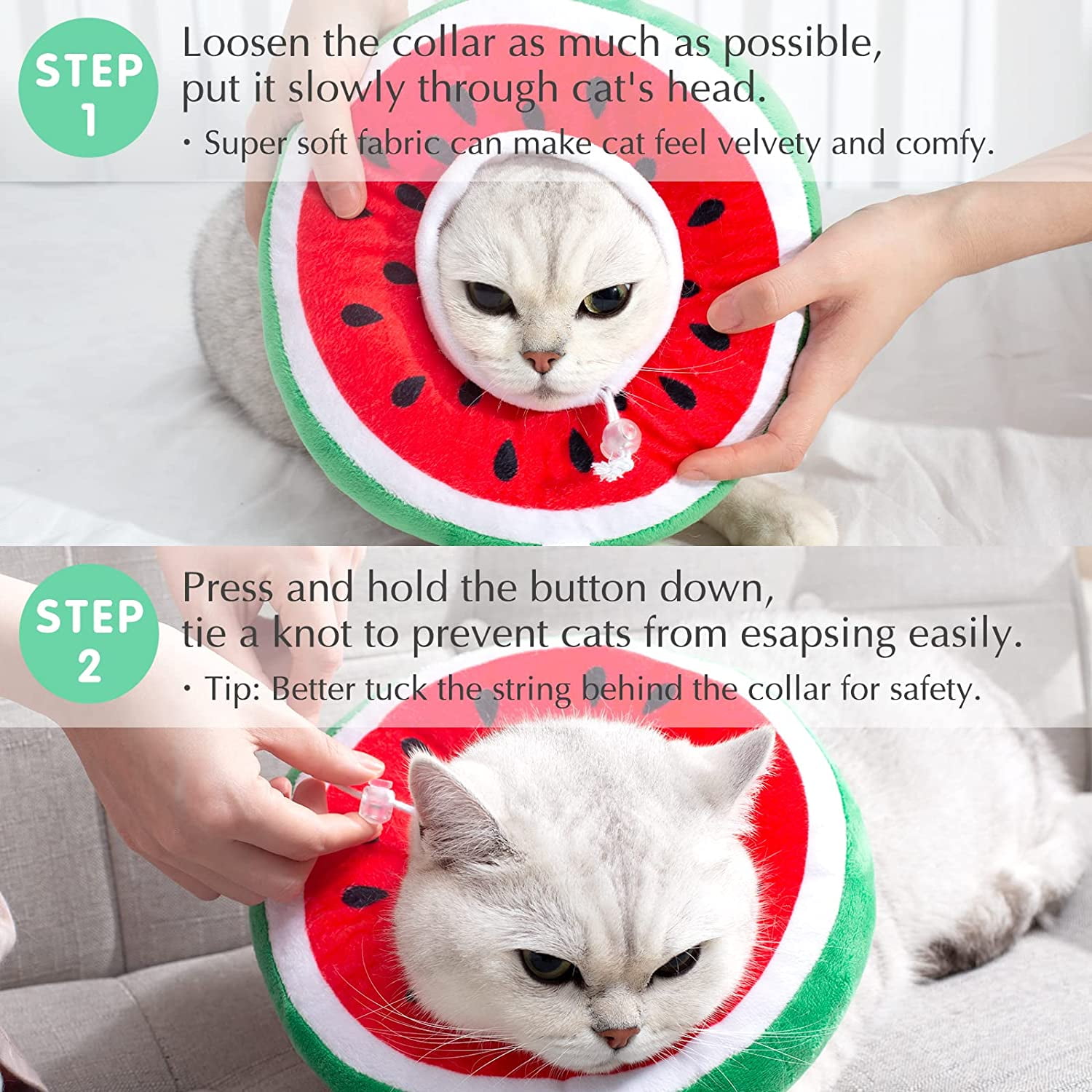Cats With Cones On Their Heads Adjustable Cat Cone Collar Soft