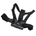 thumbnail image 3 of Soporte de Correa para el Cofre de la Cámara, Base de Cámara en Forma de J Ajustable Clip de Cofre de Cofre Negro para Esquí Para Navegar en Bote para Motocleta A Campo, 3 of 7