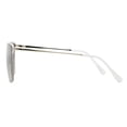 thumbnail image 4 of Classic White Metal Flat Square Frame Sunglasses, 4 of 6