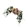 thumbnail image 1 of Naiovety Boda flor simulación europea hojas verdes artificiales portátil colgante decorativo hogar flores falsas Flores artificiales rosa champán Naiovety HA067836-02, 1 of 6