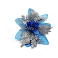 thumbnail image 3 of 15 piezas de decoraciones navideñas de Poinsettia, flores brillantes, flores para árbol de Navidad, adornos para árbol de Navidad, 3 of 4