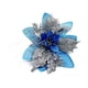 thumbnail image 3 of 15 piezas de decoraciones navideñas de Poinsettia, flores brillantes, flores para árbol de Navidad, adornos para árbol de Navidad, 3 of 4