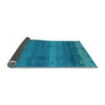 thumbnail image 2 of Ahgly Company Indoor Rectangle Abstract Light Blue Modern Area Rugs, 2' x 4', 2 of 4