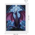thumbnail image 2 of Diamond Art Kit for Adults, Purple Dragon Enchanted Window Diamond Painting for Adults Beginners, 5D DIY Diamond Art Painting Kits, Colorful Diamond Painting Craft for Home Decor 12x16, 2 of 7