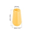 thumbnail image 2 of 2Pcs Guitar 3 Way Pickup Switch Tip M3.5 Plastic Toggle Switch Knobs LP Electric Guitar, Yellow, 2 of 5