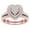 Rose Gold Size 7 O5, variant on Zzbeans Elegant Zircon Bridal Wedding Ring, Fashion Jewelry for Women, Non-Allergic Comfort Fit Anniversary Gift for Her, Size 5-11, Silver